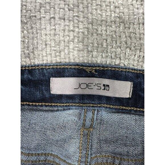 Joes Jeans Womens‎ 28 Blue Boyfriend Slim Crop Stretch Distressed - Picture 3 of 13